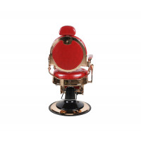 Barber Chair - THE CHESTER - Rosegold - Red