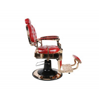 Barber Chair - THE CHESTER - Rosegold - Red