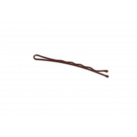 Hair Grips Brown with Ball 50mm - 500g