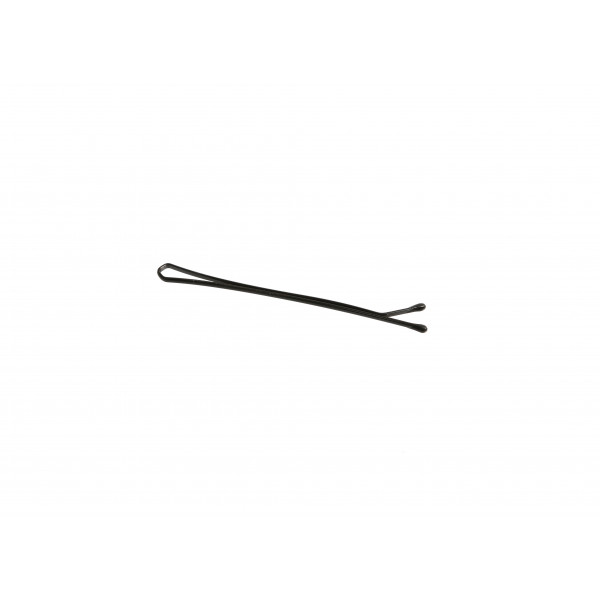 Hair Grips Black Straight with Ball 70mm - 500g