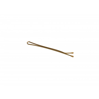Hair Grips Gold Straight with Ball 70mm - 500g