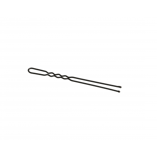 Hair Pins Thick Black with Balls 70mm - 500g