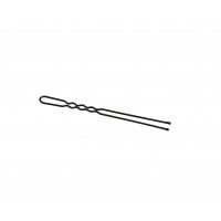 Hair Pins Thick Black with Balls 70mm - 500g