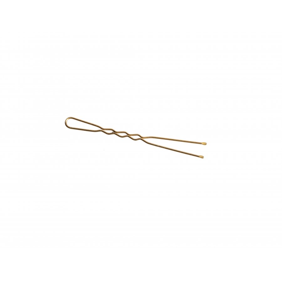 Hair Pins Thick Gold with Balls 70 mm - 500 g