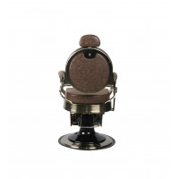 Barber Chair - OVEREST - Vintage Light Brown - Gold