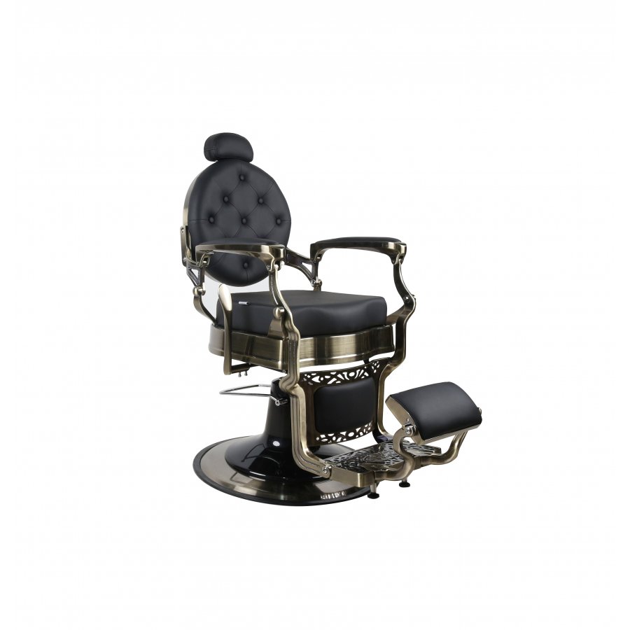 Barber Chair - OVEREST - Black - Gold