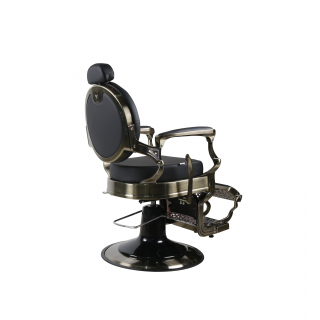 Barber Chair - OVEREST - Black - Gold