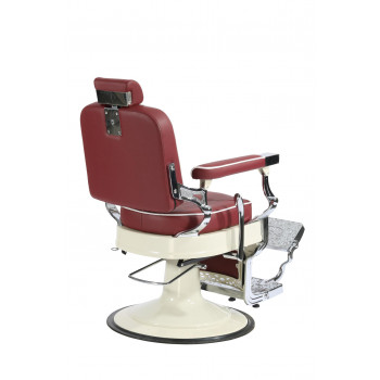 Barber Chair - PHOENIX - Burgund - Cream