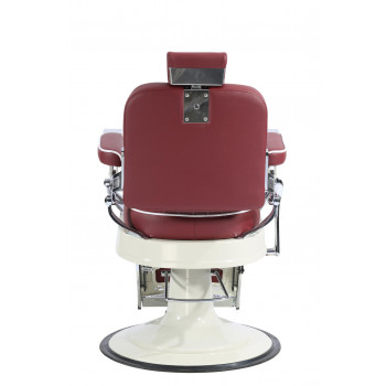 Barber Chair - PHOENIX - Burgund - Cream