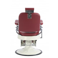 Barber Chair - PHOENIX - Burgund - Cream