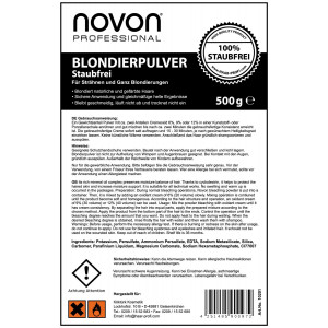 Novon Blondierpulver 500g - Blondiert Natürliche Und Gefärbte Haare