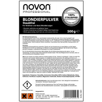 Novon Blondierpulver 500g - Blondiert Natürliche Und Gefärbte Haare