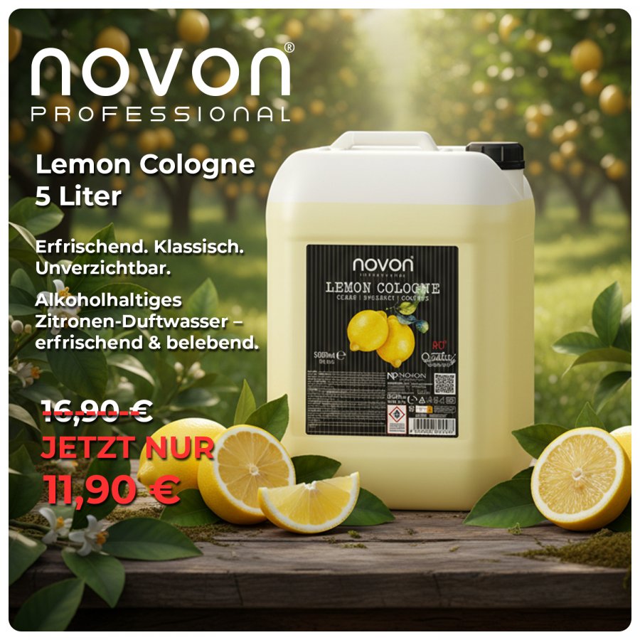 Novon Lemon Cologne 5 Liter box