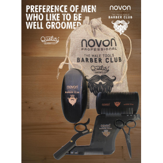 Novon Professional Barber Club Bart Geschenk Set
