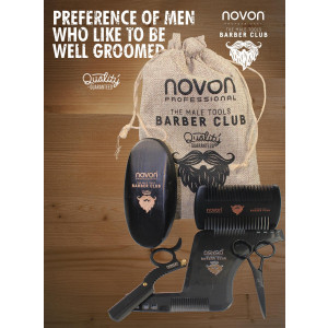 Novon Professional Barber Club Bart Geschenk Set