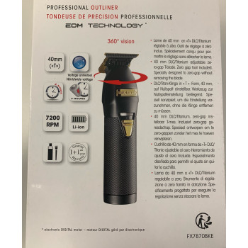 BaByliss Pro Skeleton FX-7870 - Black