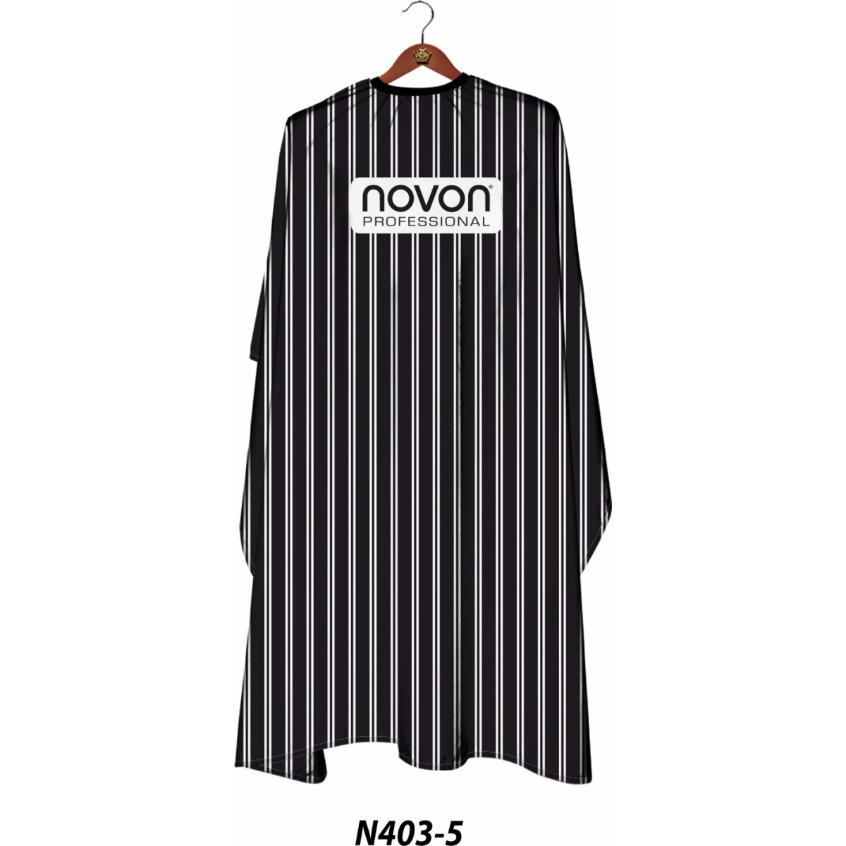 Novon Professional Hairdresser Cape/ Umhang - schwarz -...