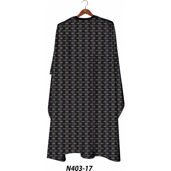 Novon Professional Hairdresser Cape/ Umhang - schwarz mit Novon mini Logo