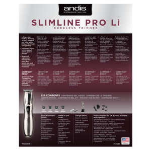 Andis SlimLine Pro LI Silber