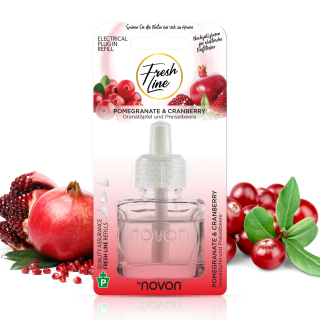 Novon Nachfllflakons Duftstecker 19ml Lufterfrischer passend fr Air-Wick Pomegranate & Cranberry