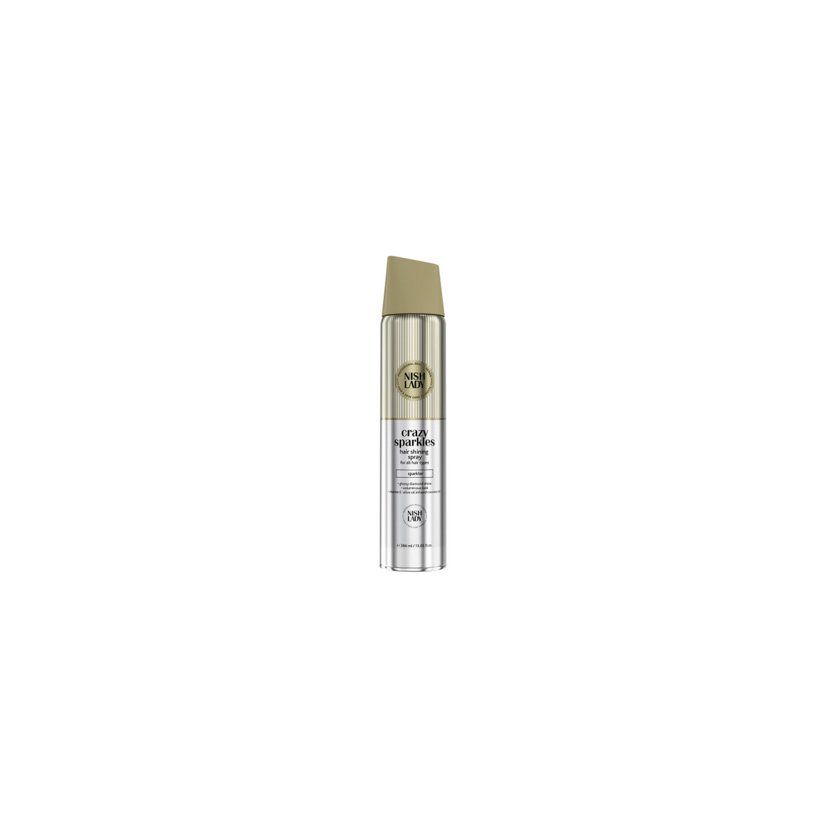 NISHLADY SHINING SPRAY CRAZY SPARKLES 386ml