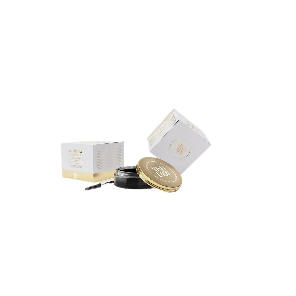 NISHLADY EYEBROW SHAPER BLACK 50ml