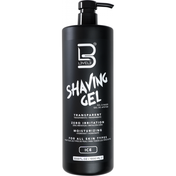 L3VEL3 Shaving Gel Ice 1000ml