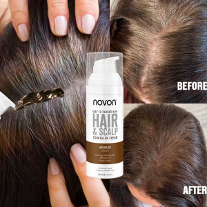 Novon Hair Concealer Creme Schwarz 50ml