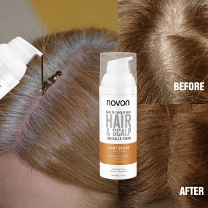 Novon Hair Concealer Creme Schwarz 50ml