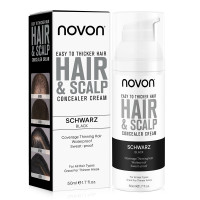 Novon Hair Concealer Creme Schwarz 50ml