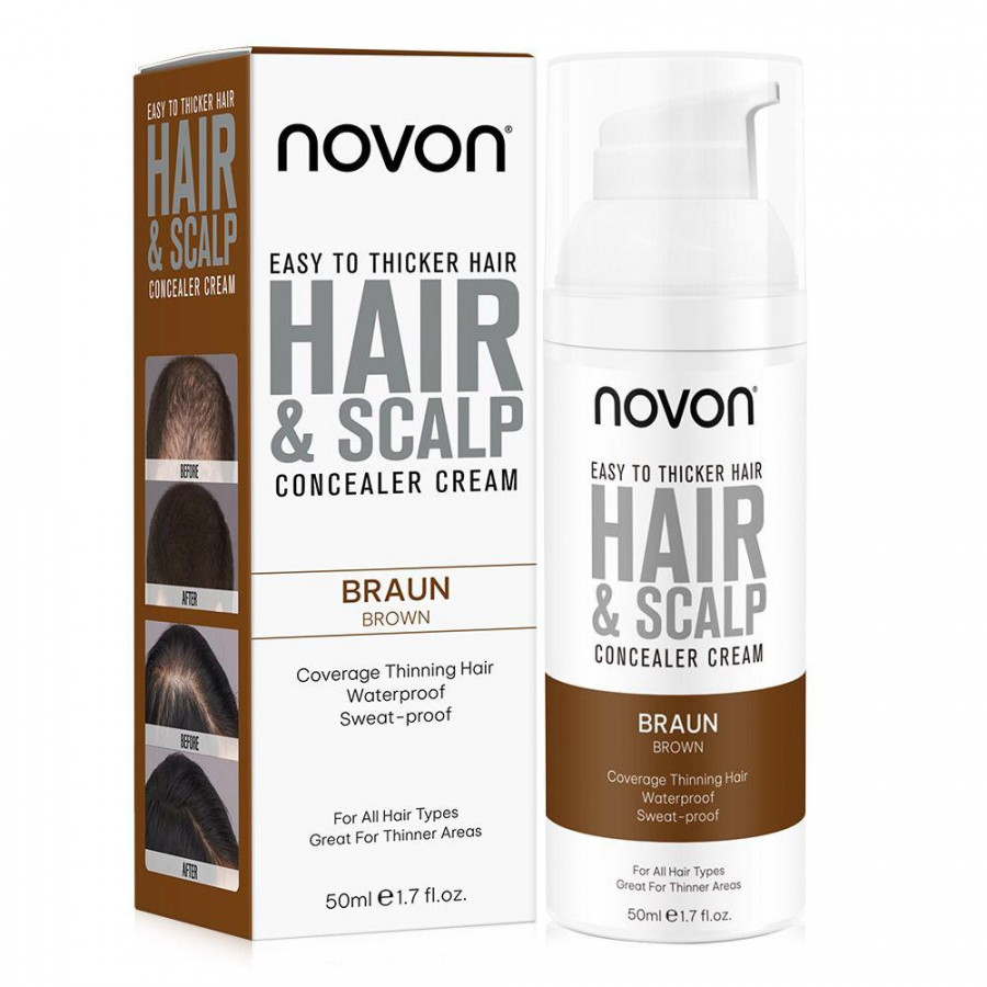 Novon Hair Concealer Cream Braun 50ml
