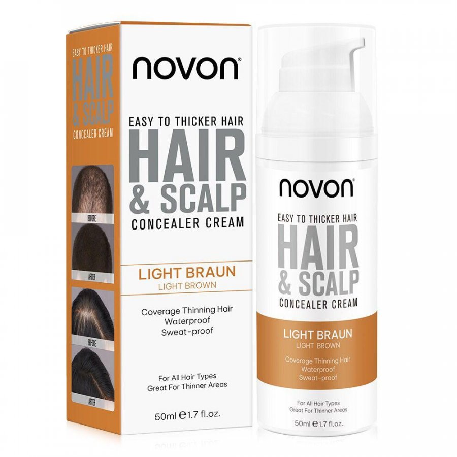 Novon Hair Concealer Cream Licht Braun 50 ml