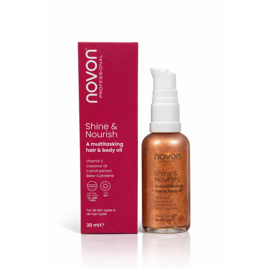 Novon Shine & Nourish Multitasking Hair & Body Oil 3