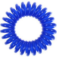 Loop Haargummi 6er Pack (Blau) Spiral Haarband / Haarbinder