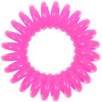 Loop Haargummi 6er Pack (Pink) Spiral Haarband / Haarbinder