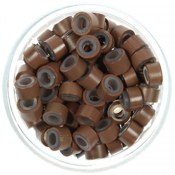Microringe 100st. Hellbraun für Micro Ring Extentions