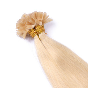 25 x Keratin Bonding Hair Extensions - 613 Helllichtblond - 100% Echthaar - NOVON EXTENTIONS