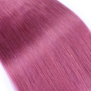 25 x Keratin Bonding Hair Extensions - Violett - 100% Echthaar - NOVON EXTENTIONS