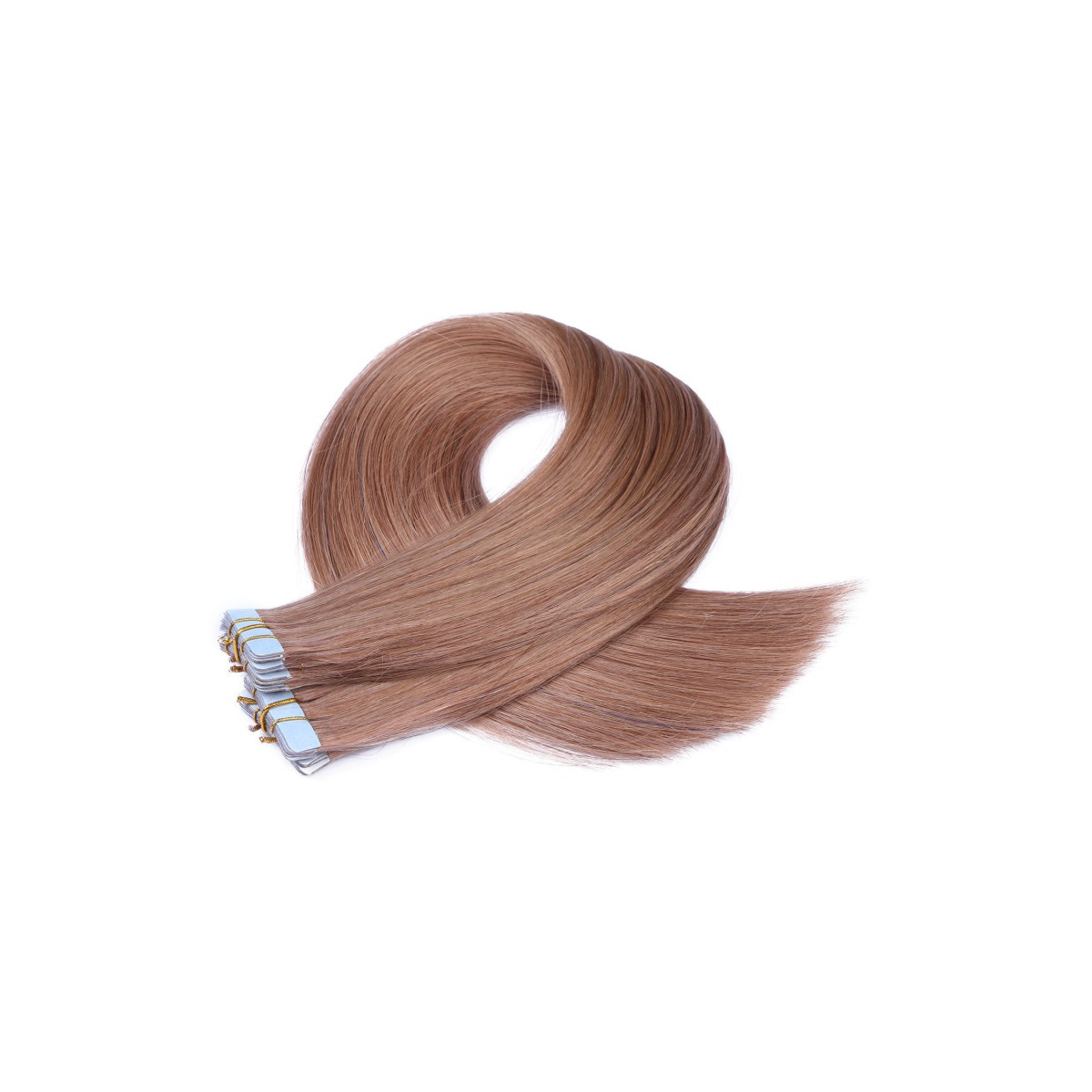 10 x Tape In - 10 Leichtbraun - Hair Extensions - 2,5g -...
