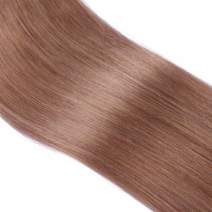 10 x Tape In - 10 Leichtbraun - Hair Extensions - 2,5g - NOVON EXTENTIONS