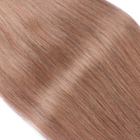 10 x Tape In - 12 Hellbraun - Hair Extensions - 2,5g - NOVON EXTENTIONS 50 cm