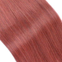 10 x Tape In - 14 Rot - Hair Extensions - 2,5g - NOVON EXTENTIONS 40 cm