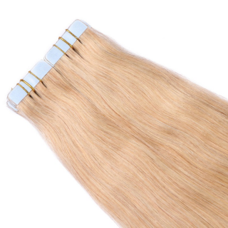 10 x Tape In - 18 Naturaschblond - Hair Extensions - 2,5g - NOVON EXTENTIONS 50 cm