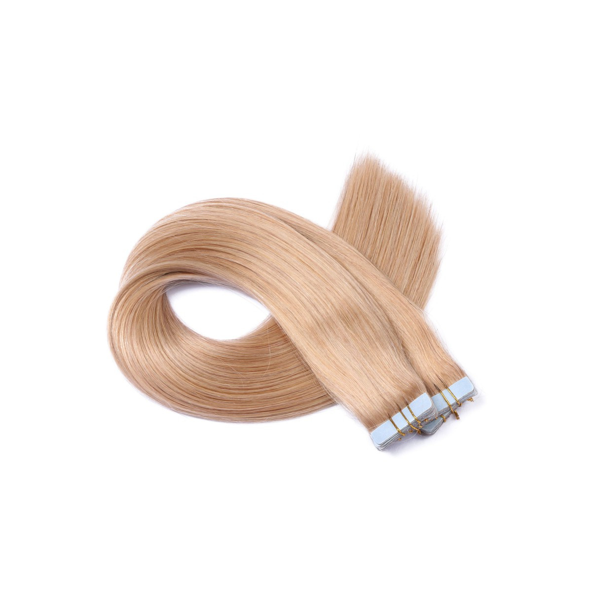 10 x Tape In - 20 Aschblond - Hair Extensions - 2,5g -...