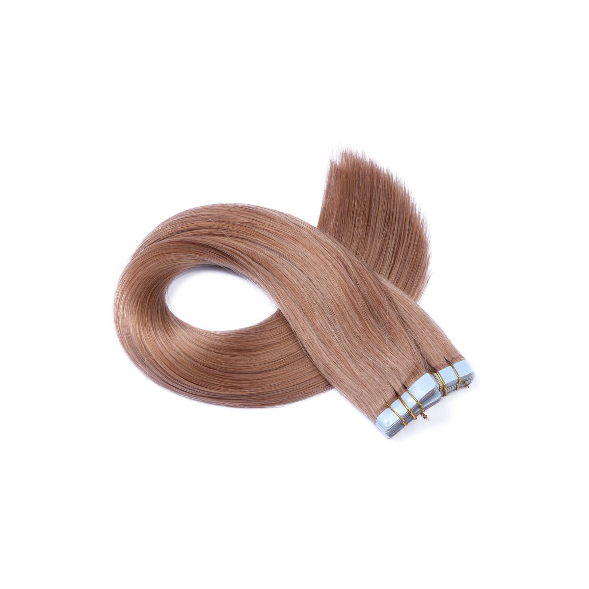 10 x Tape In - 27 Honigblond - Hair Extensions - 2,5g -...