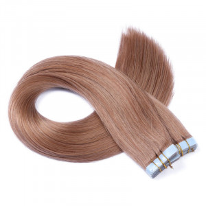 10 x Tape In - 27 Honigblond - Hair Extensions - 2,5g - NOVON EXTENTIONS 40 cm