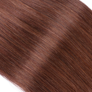 10 x Tape In - 33 Rotbraun - Hair Extensions - 2,5g - NOVON EXTENTIONS 60 cm