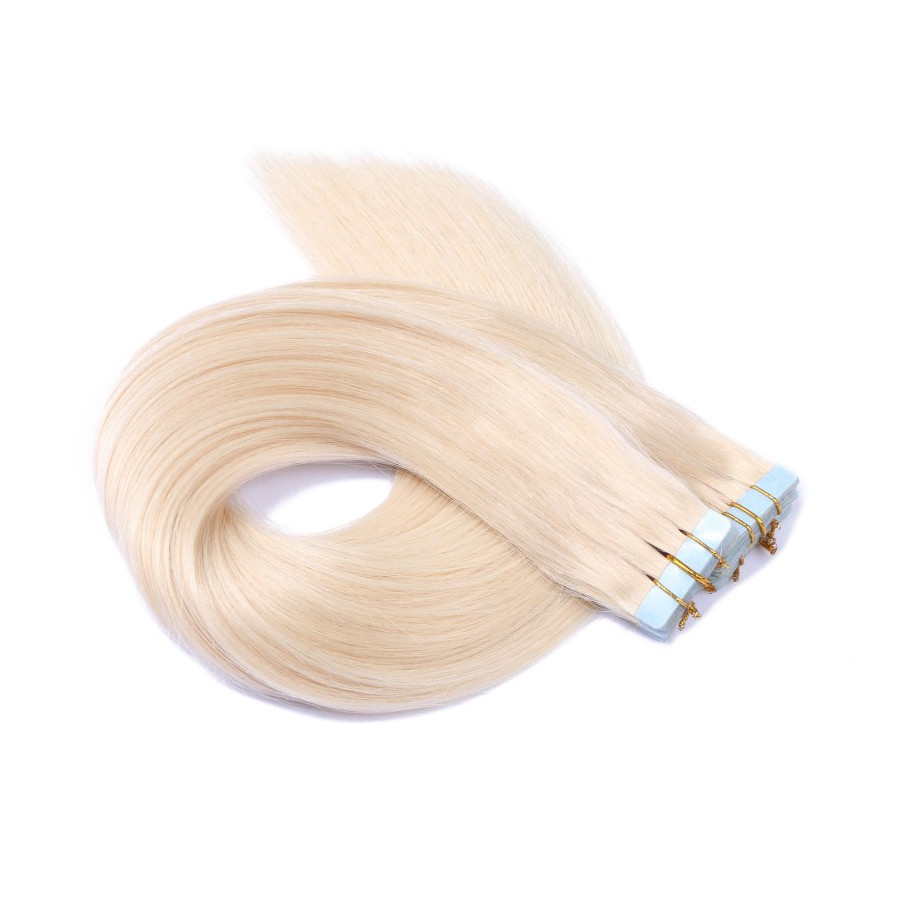 Tape-In Extensions – 60 Weiß box