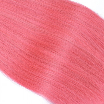10 x Tape In - Pink - Hair Extensions - 2,5g - NOVON EXTENTIONS 60 cm