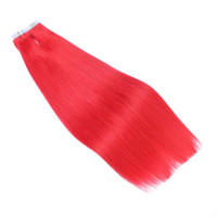 10 x Tape In - Red - Hair Extensions - 2,5g - NOVON EXTENTIONS 40 cm